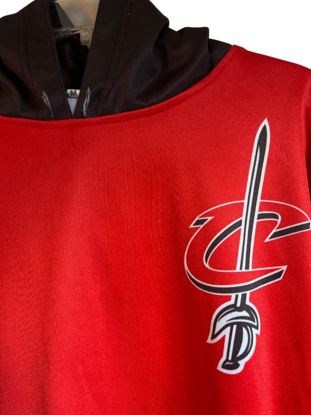JSEC Kindness Crew Red & Black Hoodie Medium 30h - Picture 2 of 8